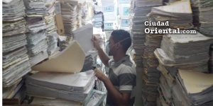 Este es el archivo de expedienets del Palaciod e Justicia de la Provincia Santo Domingo