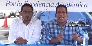 Angel Pichardo, (i), y Carlos Pimentel