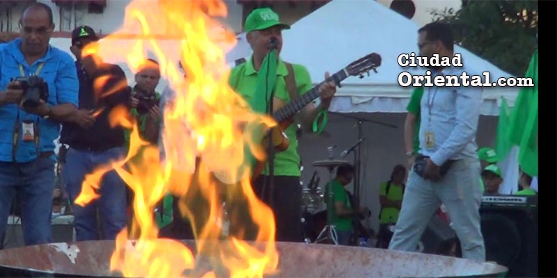 Manuel Jiménez junto al fuego y contra la impunidad
