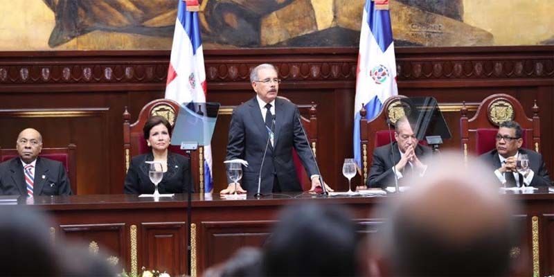 El Presidente Danilo Medina rinde cuentas ante la Asamblea Nacional, 27 de Febrero 2018