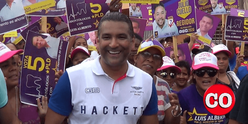 Luis Alberto Tejeda, durante un "manoa mano" en Los Mameyes