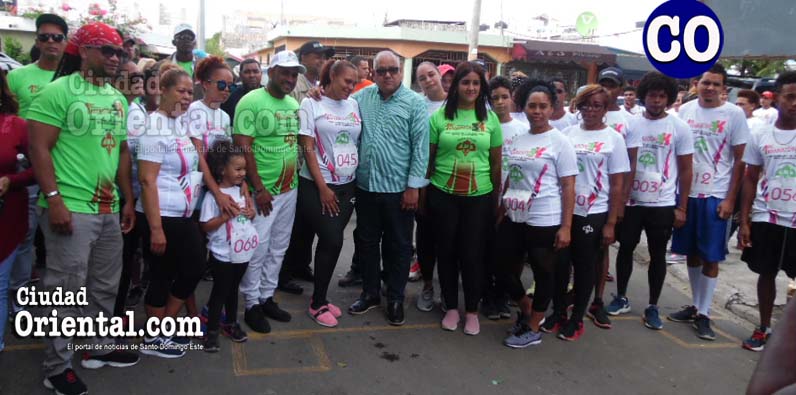El Primer Maratón 3K, fue una fiesta del deporte en la circunscripción tres de este municipio.