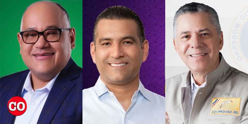 Desde la izquierda, Joaquín Hilario, Luis Alberto Tejeda y Manuel Jiménez