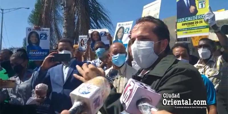 Claudio Caamaño, portavoz de los candidatos afectados