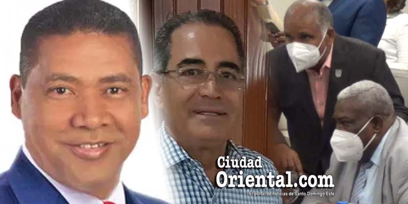 Desde la izquierda, José Liz, Julio Ernesto Cruz Pichardo, José Ramón Jiménez y José Sánchez