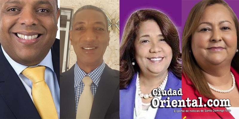 Desde la izquierda, Luis Henríquez, Radhamés Fortuna, Jacinta Esteves y Rocío Hidalgo