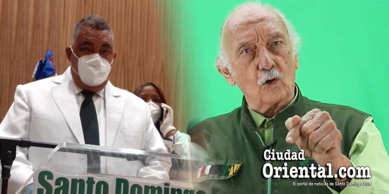 Antonio Infante (i) y Fidelio Despradel