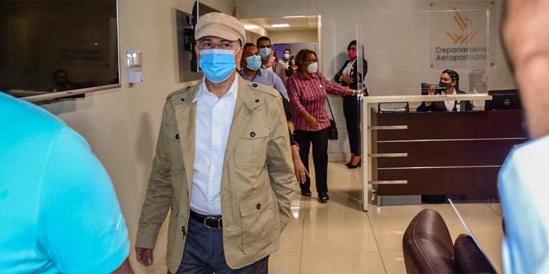 Manuel Jiménez al llegar desde EEUU