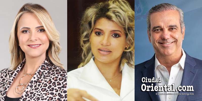 Desde la izquierdfa, Nuria, Kimberly y Abinader