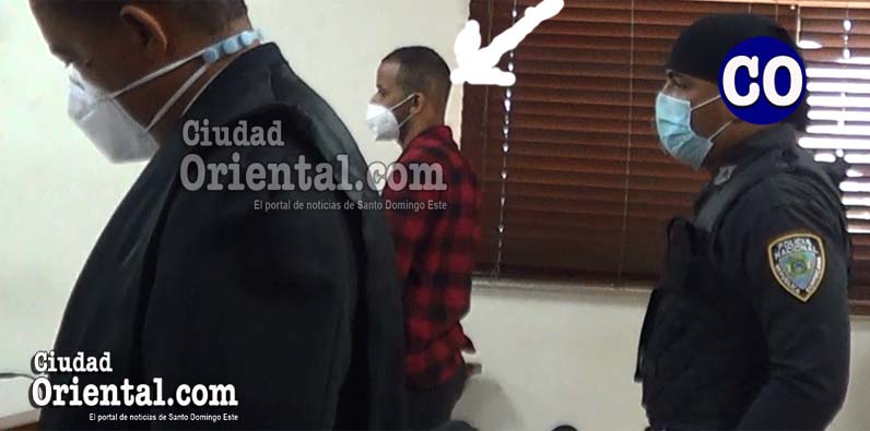 Jeremías Johannse Feliz Martínez, señalado por la flecha.