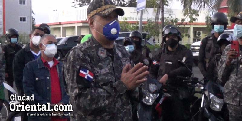 General Máximo Báez Aybar se dirige a las tropas