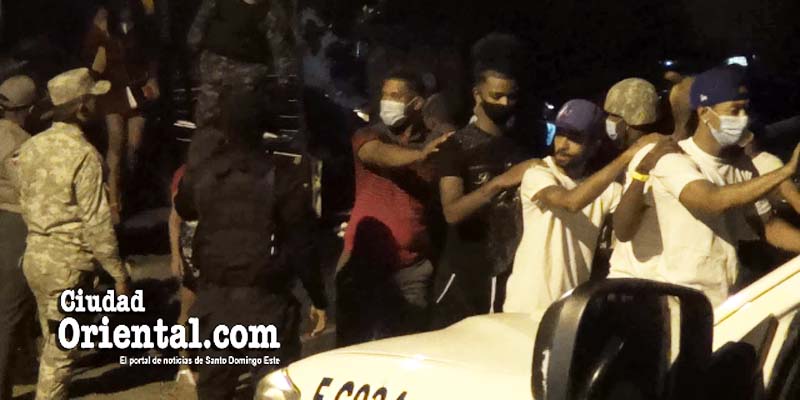 Arrestos masivos en SDE durante el toque de queda del 31 de diciembre del 2020