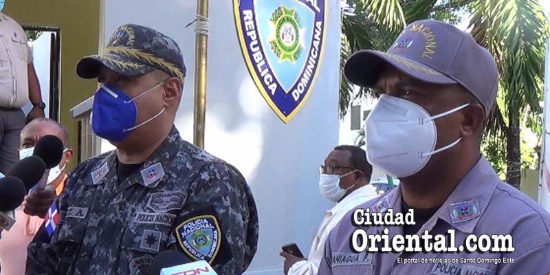 General MáximoBáez aybar (i) y teniente coronel José Paniagua Paniagua