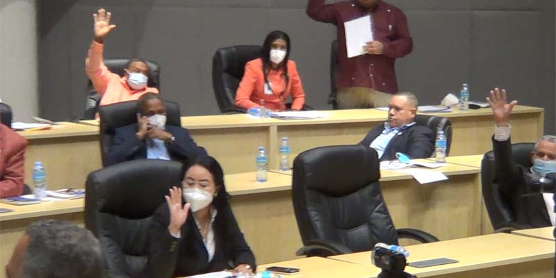 Wander García, del PRM, y Mario Villa, no votaron por la iniciativa de Manuel Jiménez