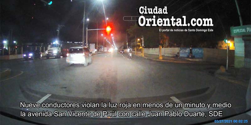 Violaciones de la luz roja en SDE