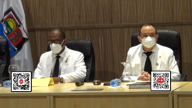 Abel Matos (i) y Franklin Marte