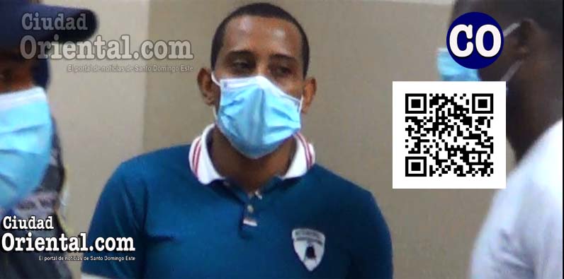 Jael Ramírez (a) Valiente, luego de la sentencia.