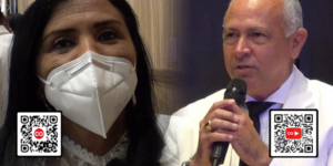 Angela Henríquez y Robert Arias
