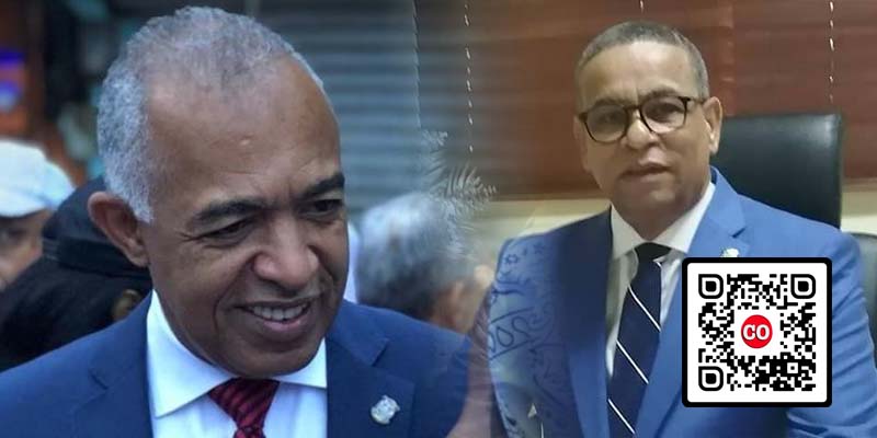 Bertico Santana (i) y Giberto Balbuena