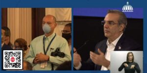 Franklin Guerrero (i) y Luis Abinader