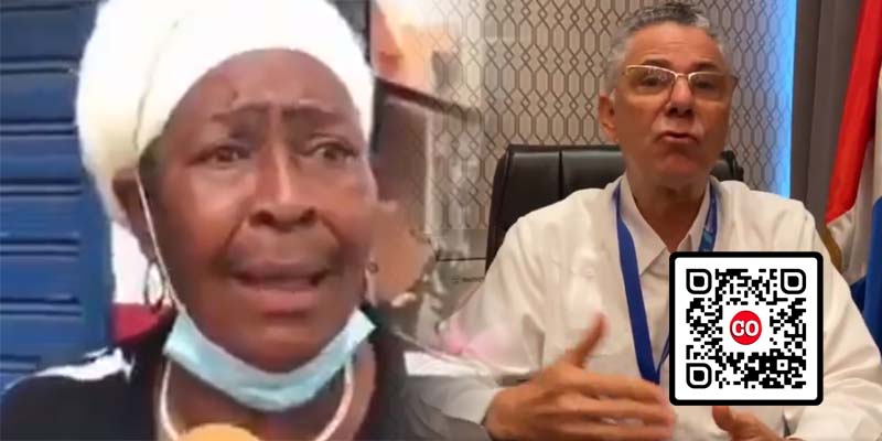 La madre del regidor Bienvenido Cabral y el alcalde Manuel Jiménez