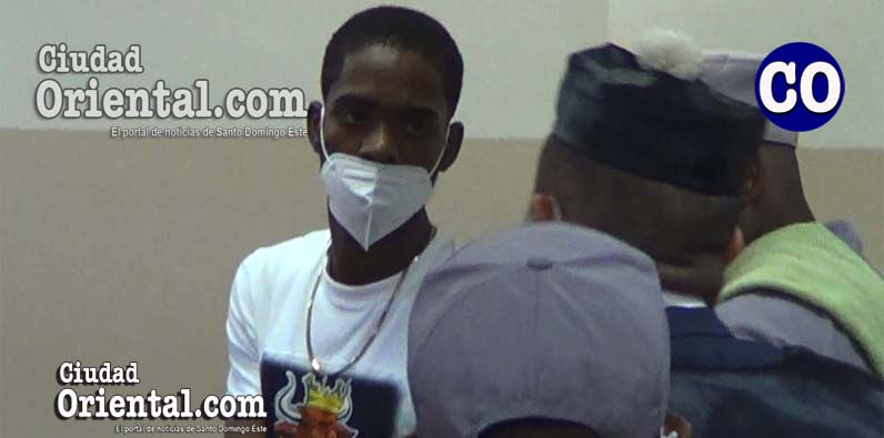 Víctor Bautistas Rafael (a) Chocolate, luego del fallo.