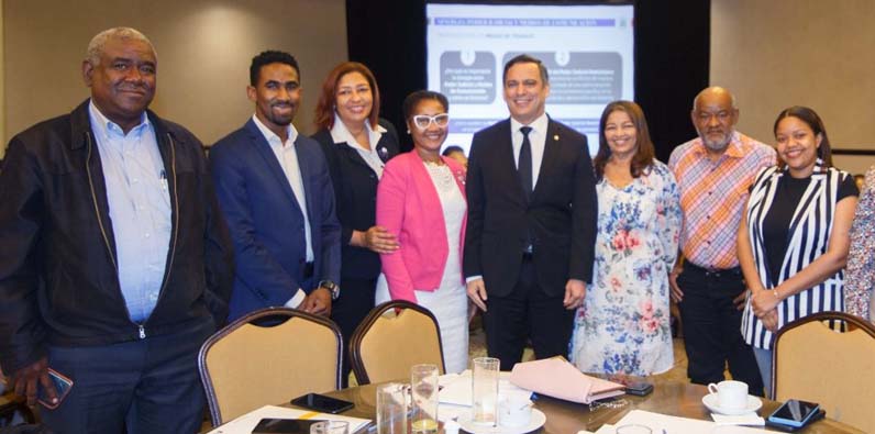 La capacitación se llevó a cabo con el apoyo de la Escuela Nacional de la Judicatura.