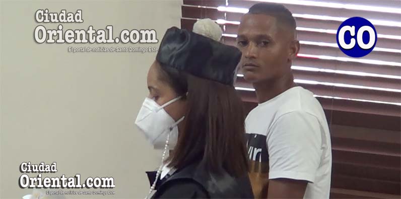 Joel Leyba Duran (a) Lincen y su abogada.