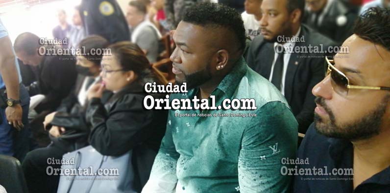 David Ortiz y Jhoel López, en el juicio de fondo.