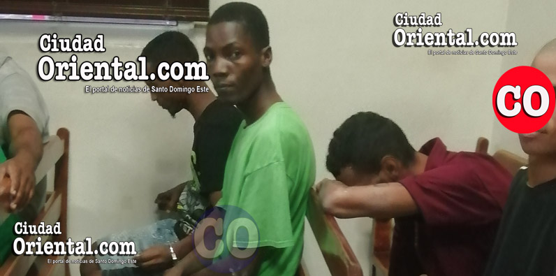 Luis Ricardo Suazo De León (a) Riky, en el banco de los acusados.