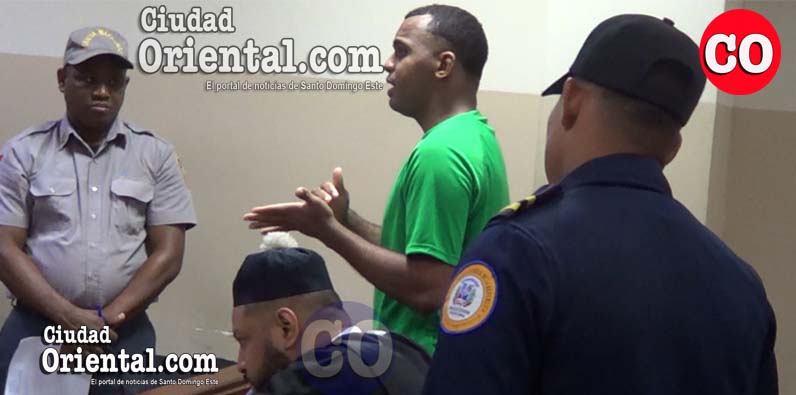 Luis Eduardo Terrero Gómez, declarando en el tribunal.