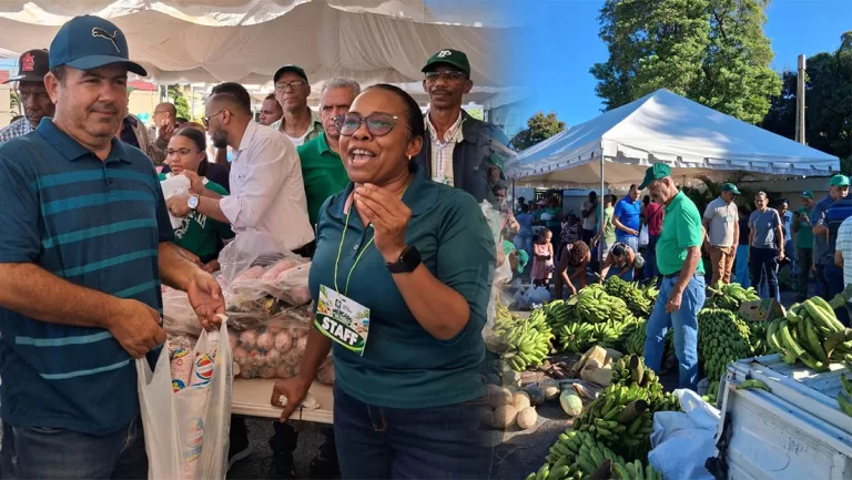 Fuerza del Pueblo realiza Mercado del Pueblo con alimentos a precios rebajados en Santo Domingo Este.