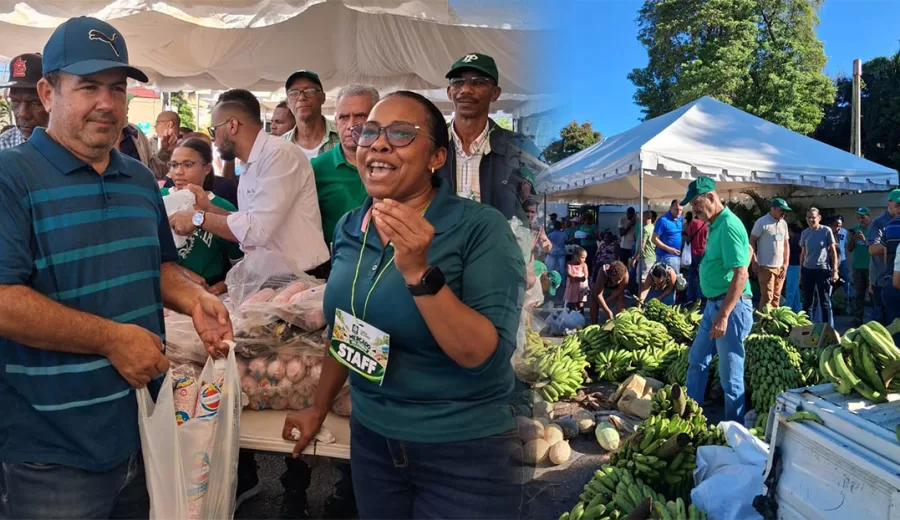 Fuerza del Pueblo realiza Mercado del Pueblo con alimentos a precios rebajados en Santo Domingo Este.